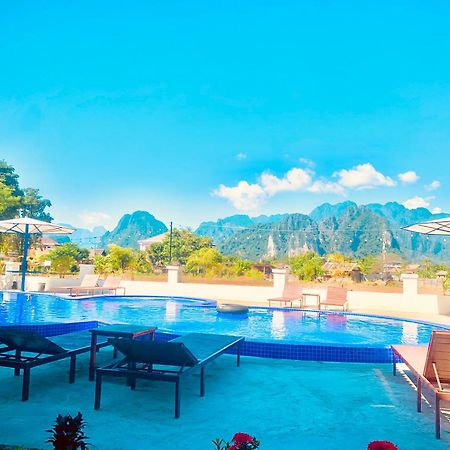 Vang Vieng Garden Resort Ngoại thất bức ảnh