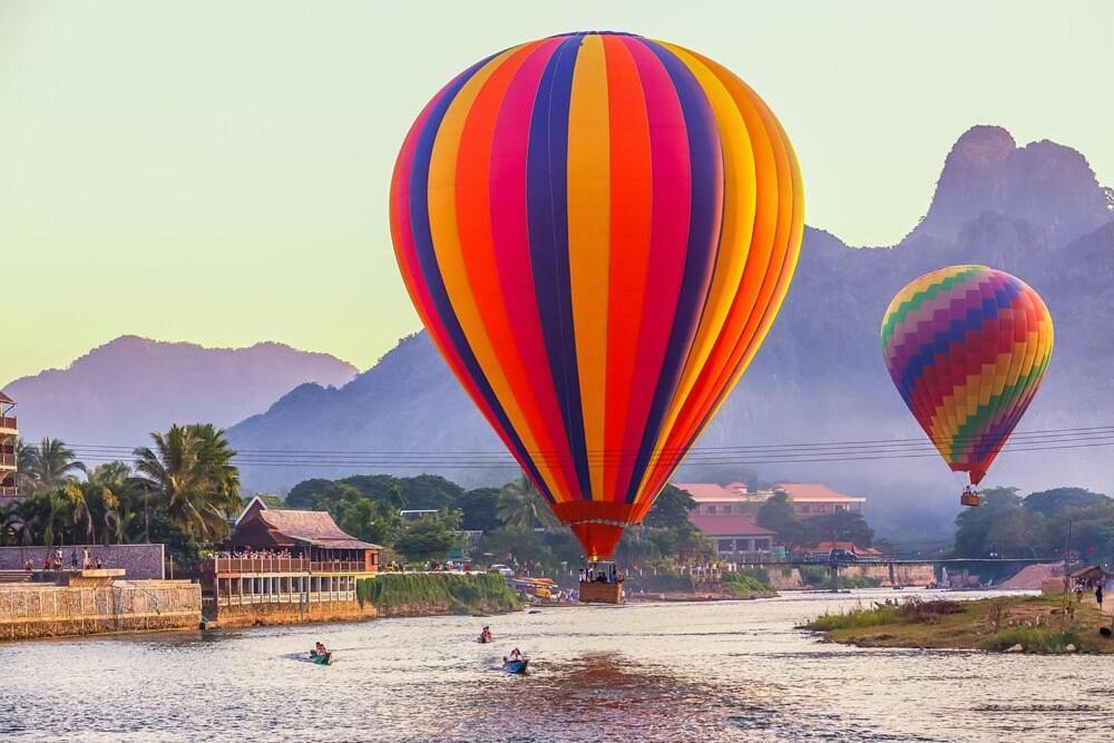 Vang Vieng Garden Resort Ngoại thất bức ảnh