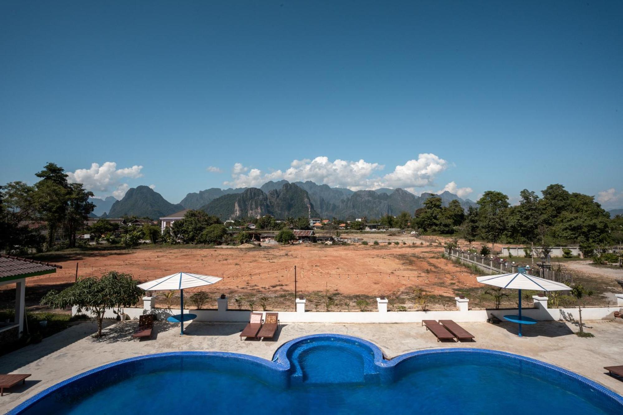 Vang Vieng Garden Resort Ngoại thất bức ảnh