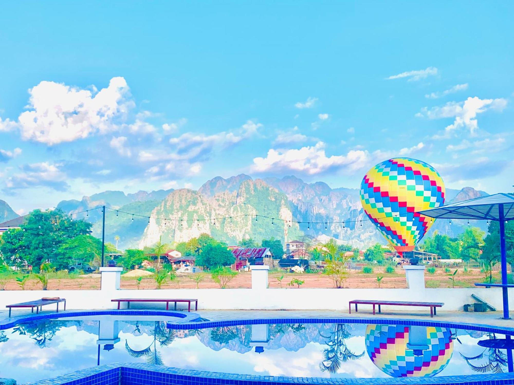 Vang Vieng Garden Resort Ngoại thất bức ảnh